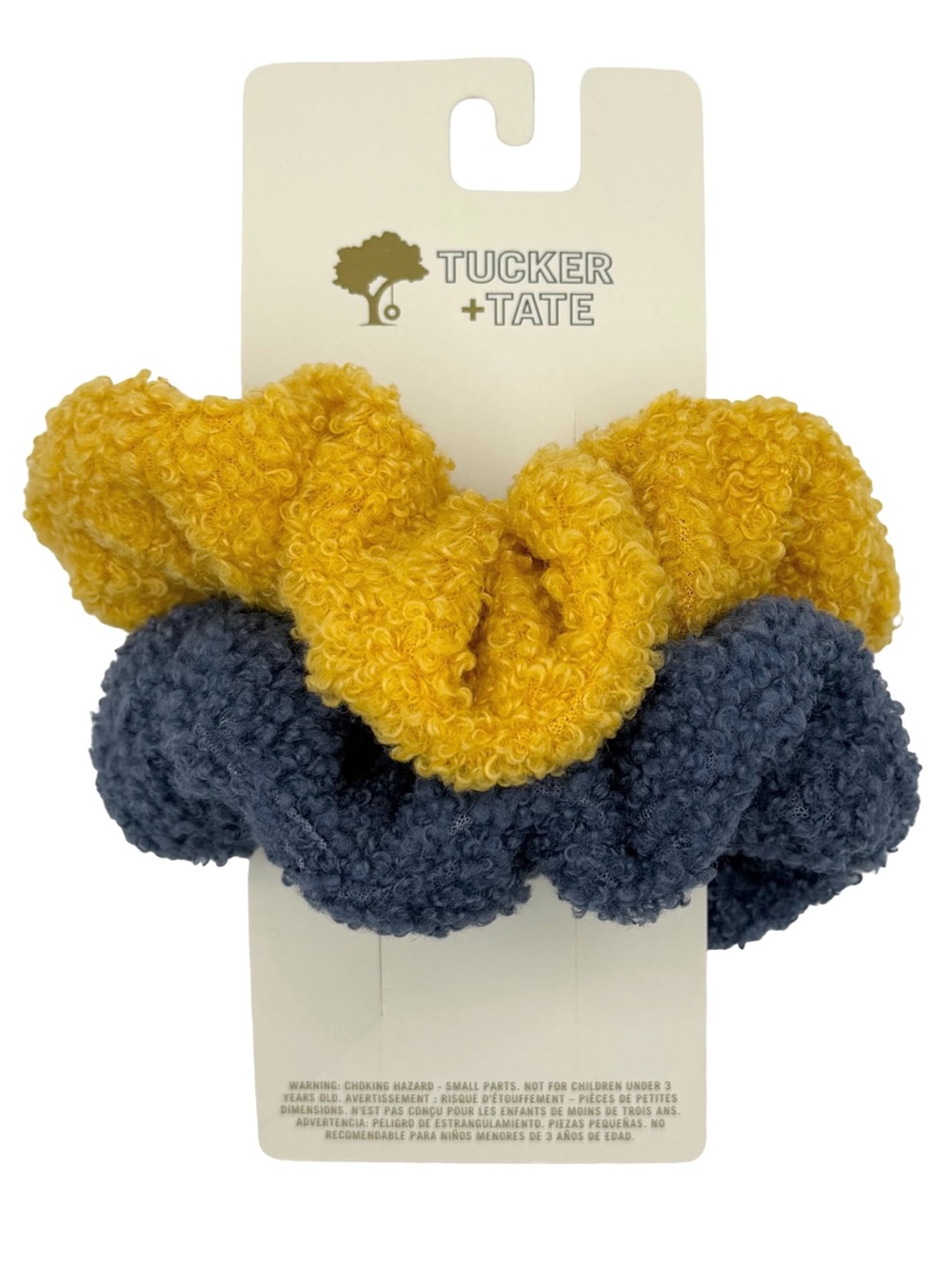 Tucker + Tate Sherpa Fleece Scrunchies 2-Pack Blue And Yellow